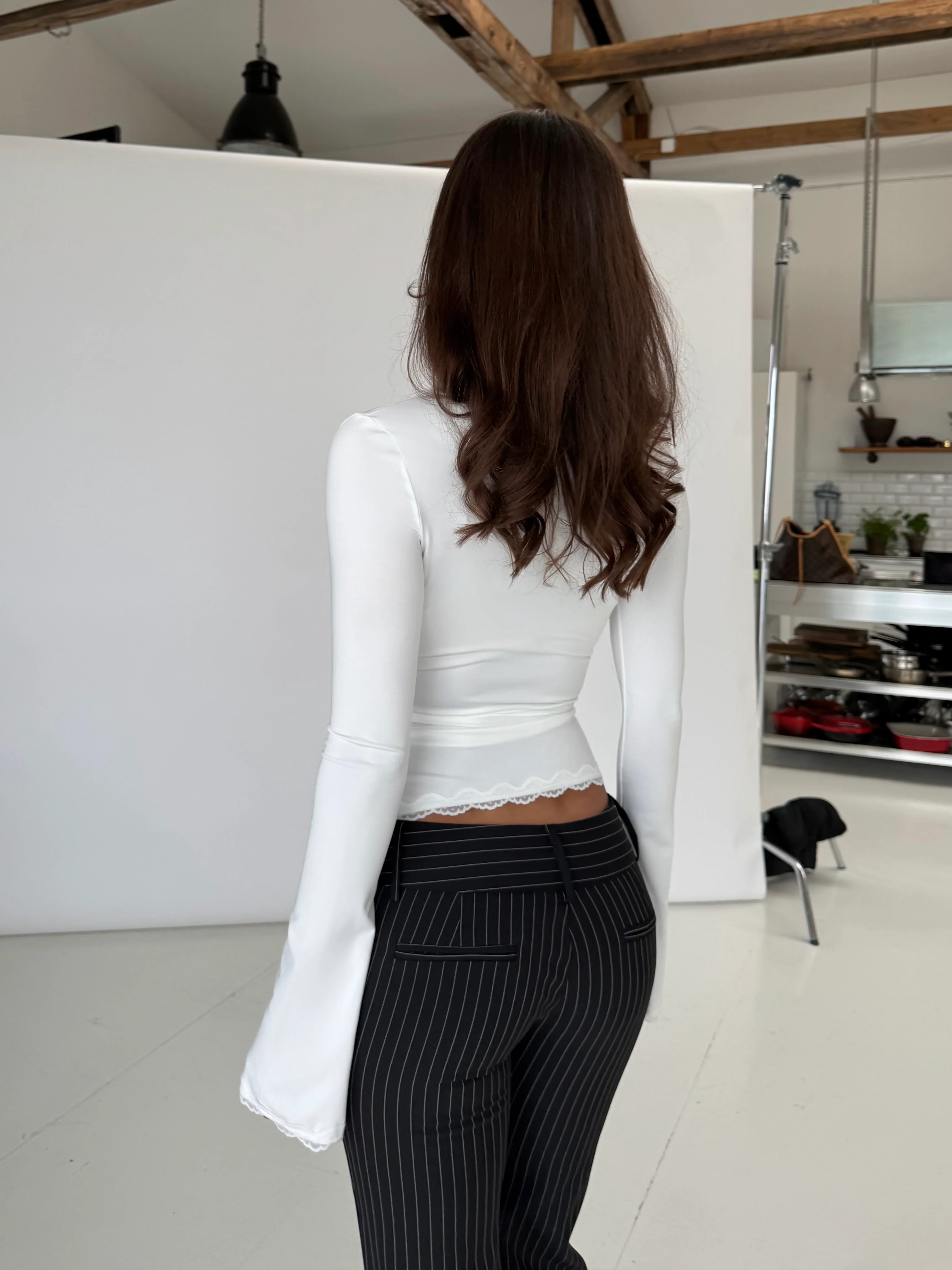 Ballerina basic top - white - Image 3