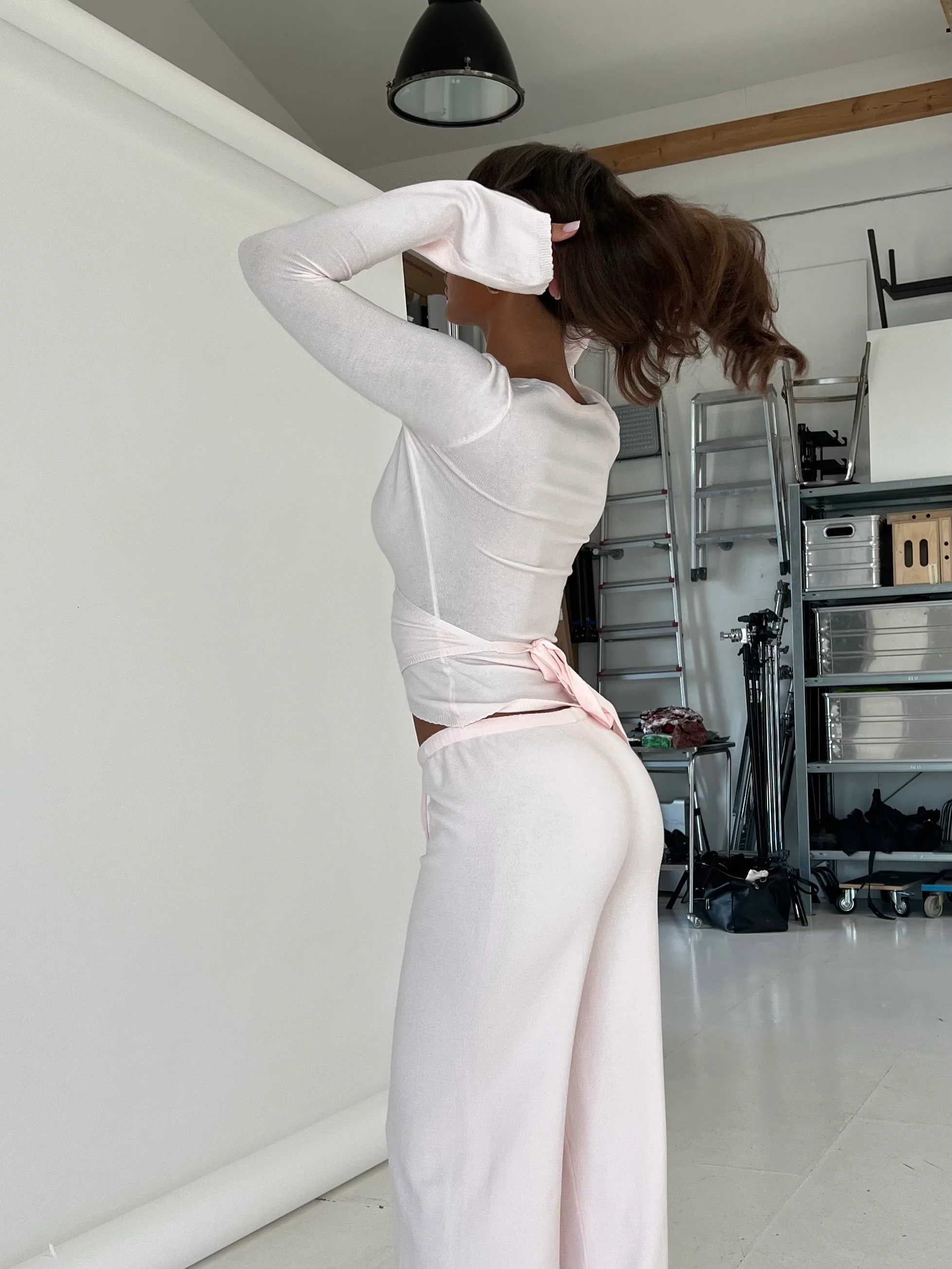Ballerina knit top - light pink - Image 5