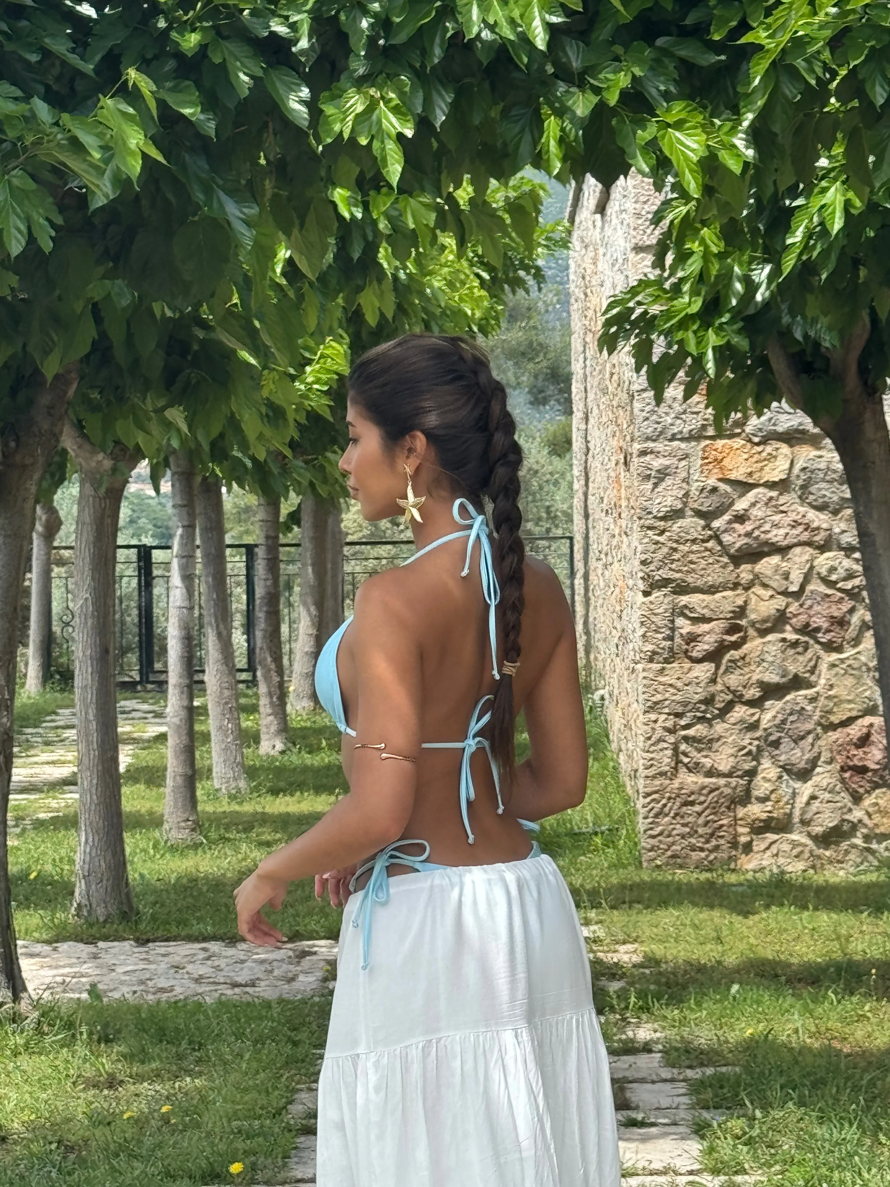 Bikini top - light blue - Image 7