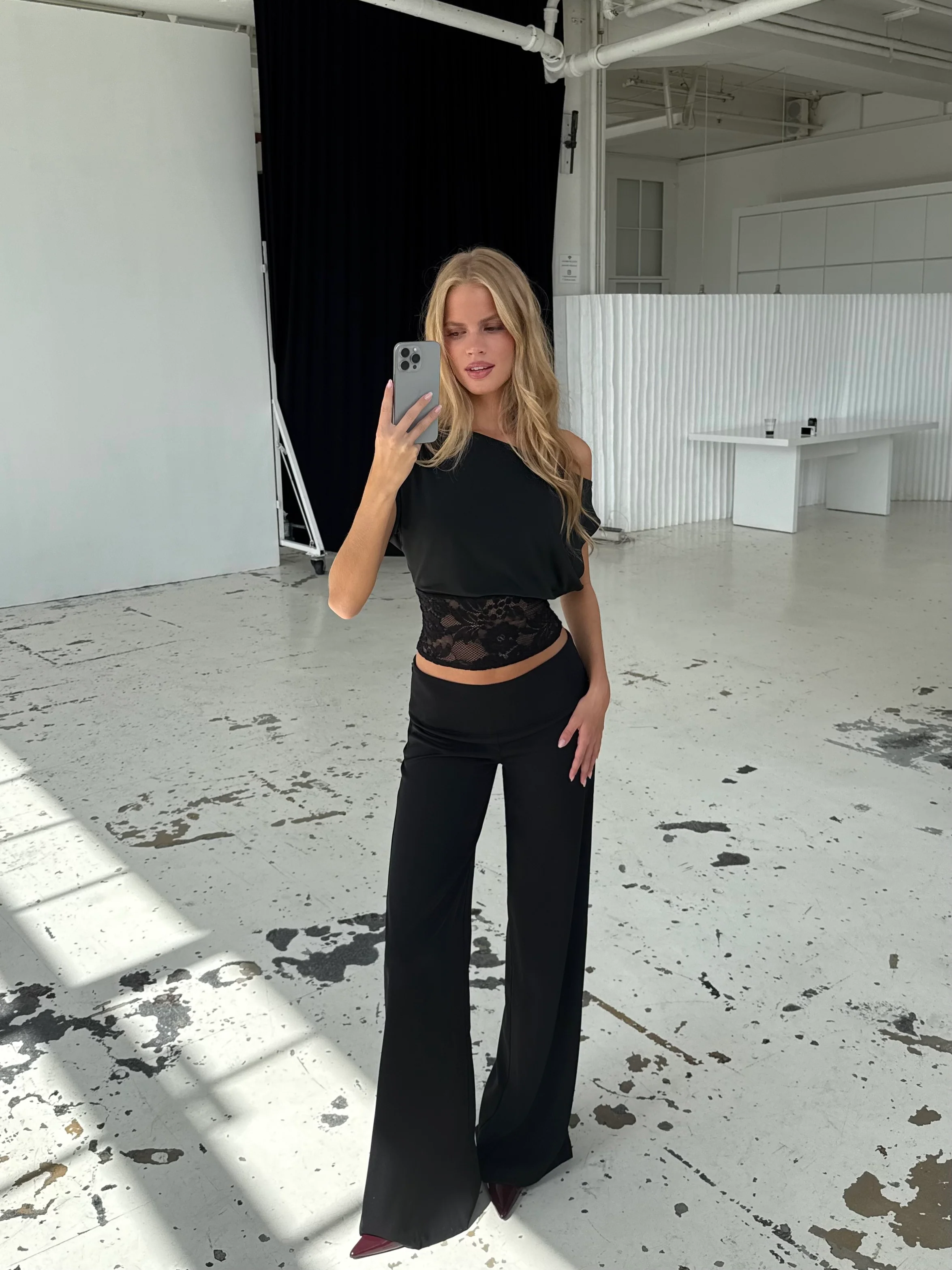 Hera basic lace top - black  - Image 7