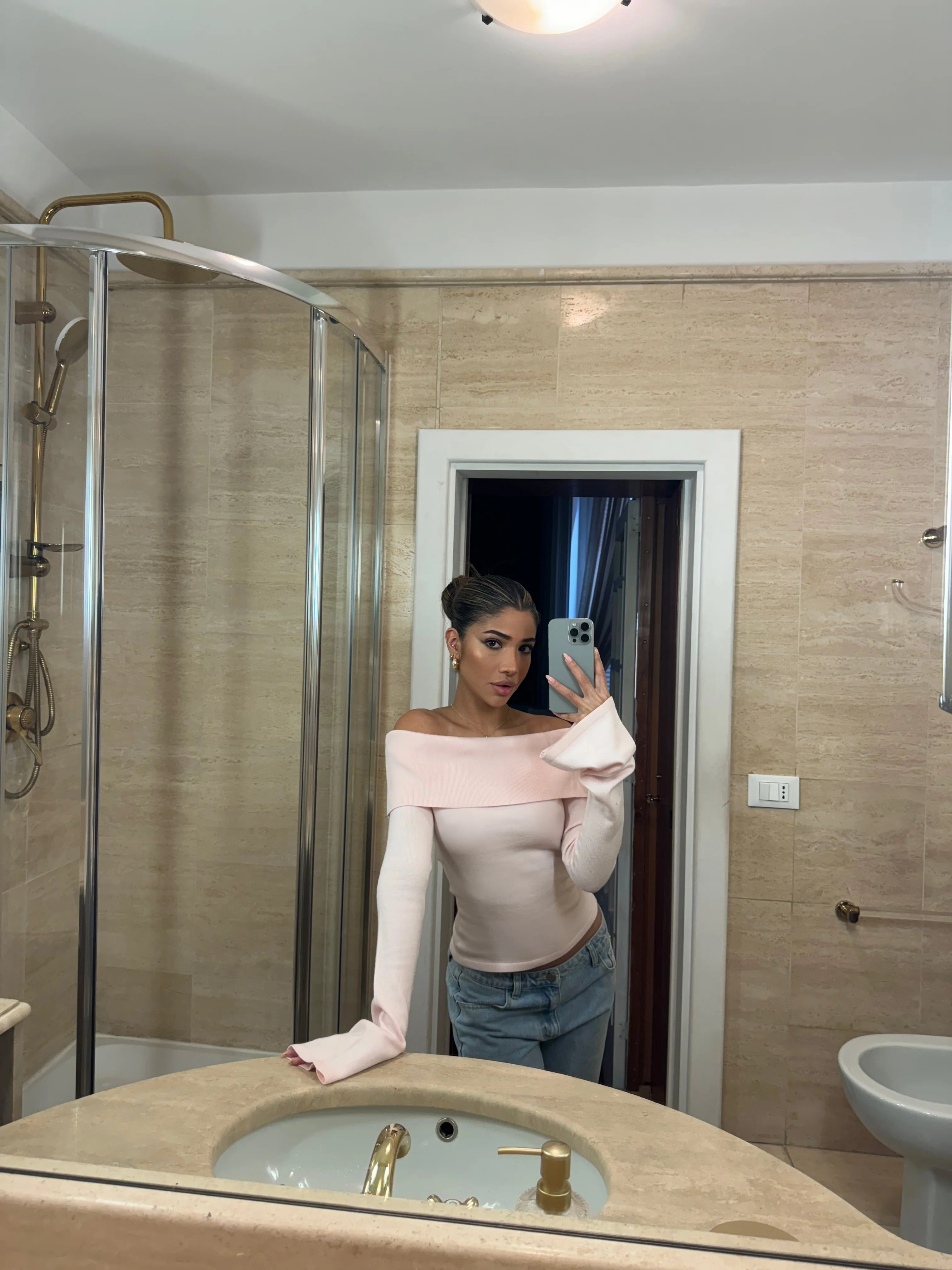 Kaia knit top - light pink  - Image 10