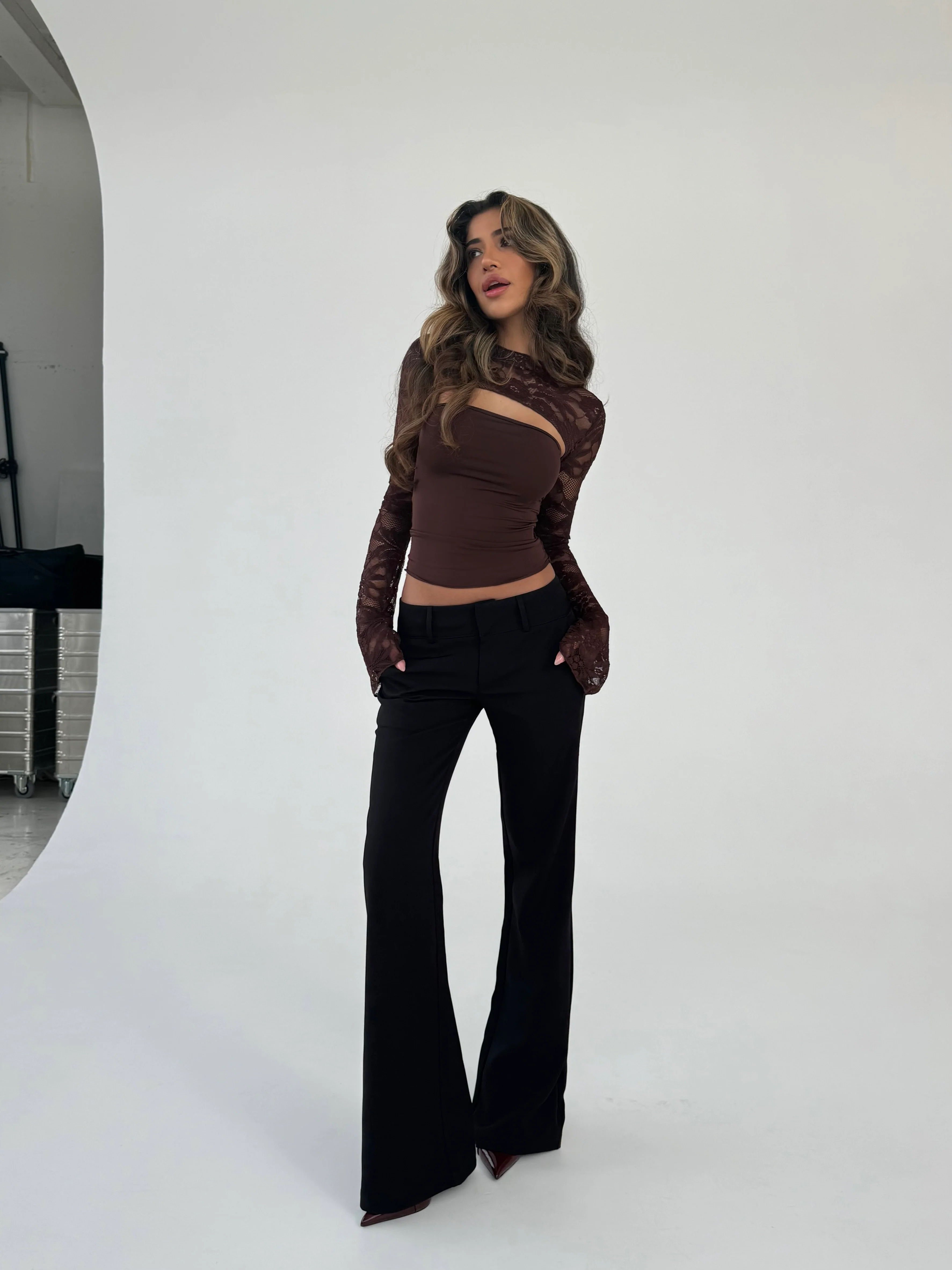 Livia low waist trousers - black - Image 6