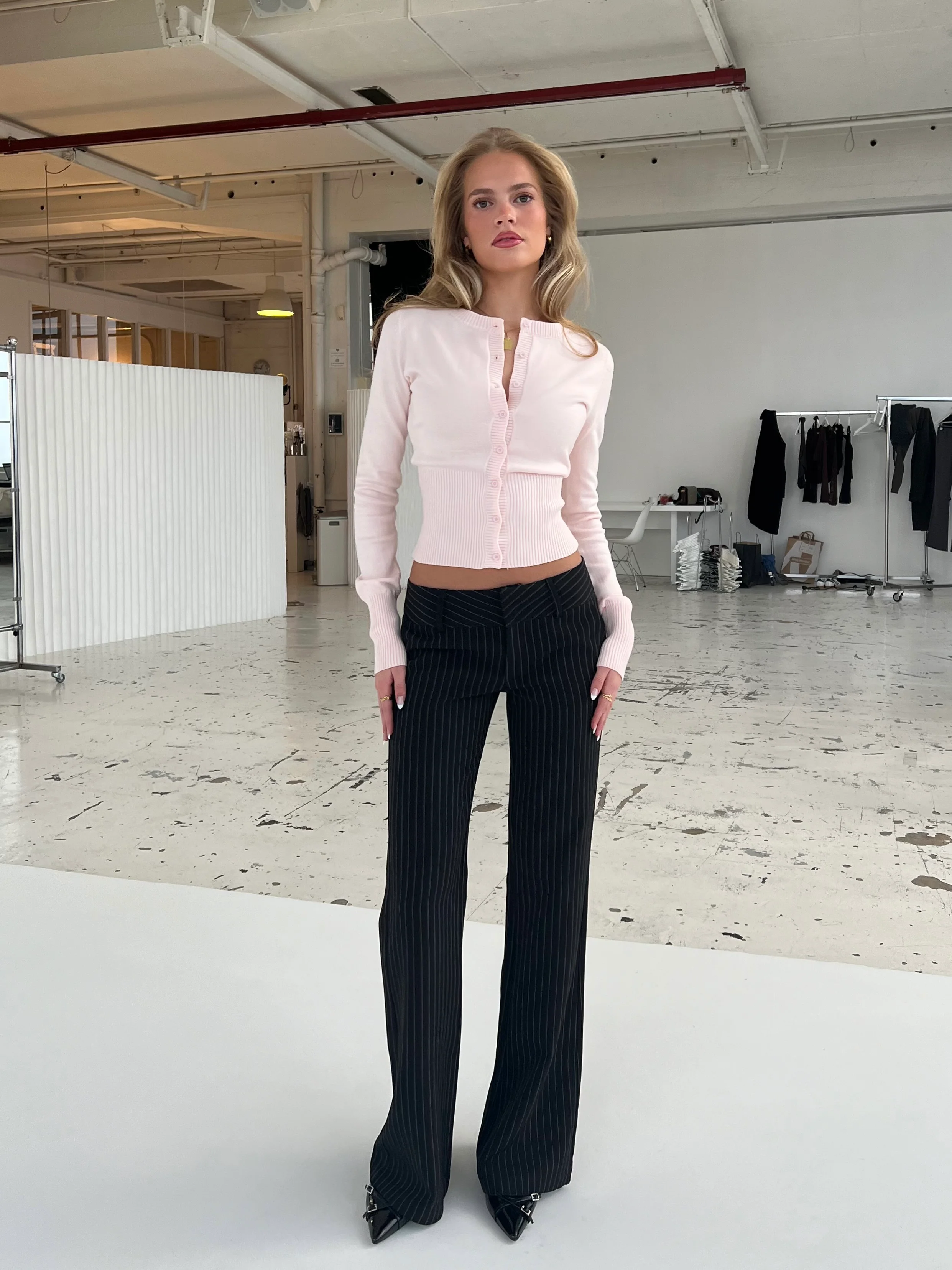 Livia trousers - black striped