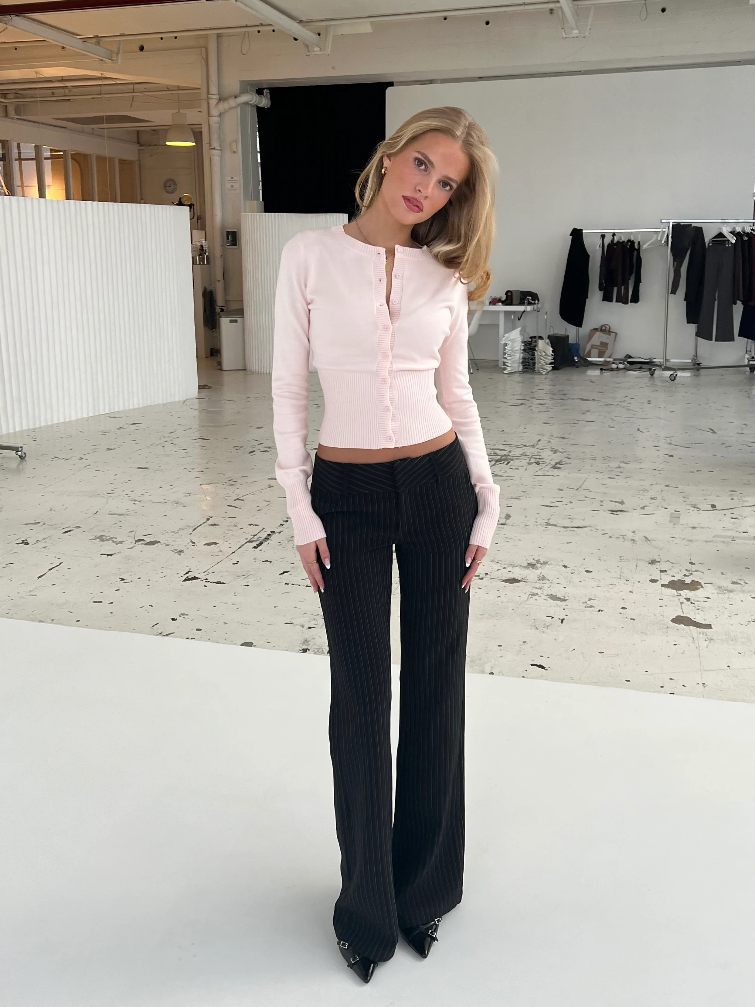 Livia trousers - black striped - Image 7