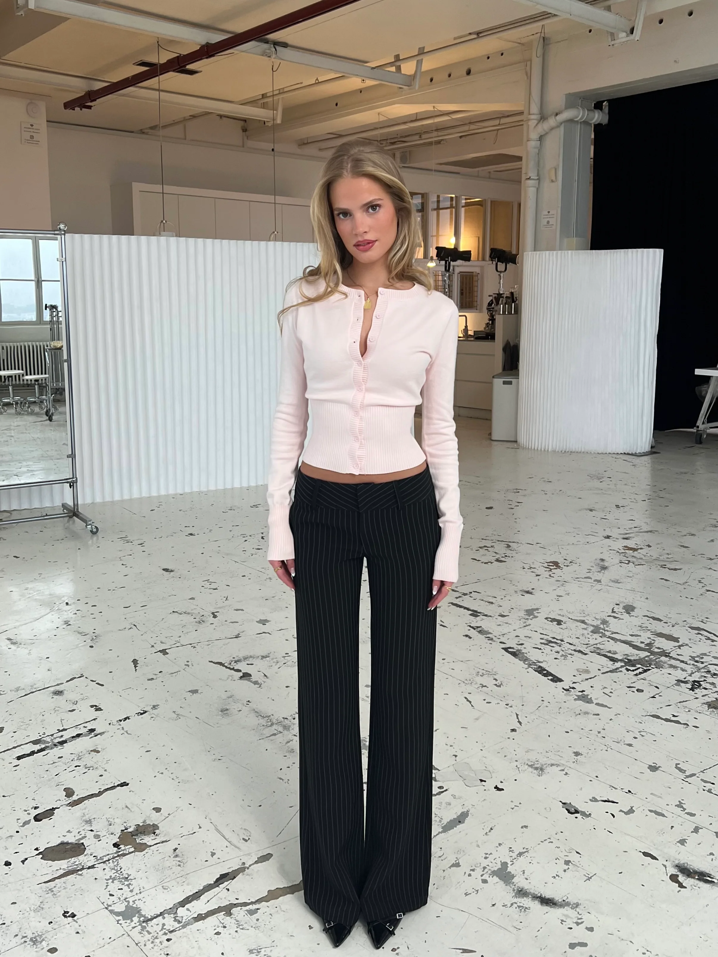 Livia trousers - black striped - Image 8