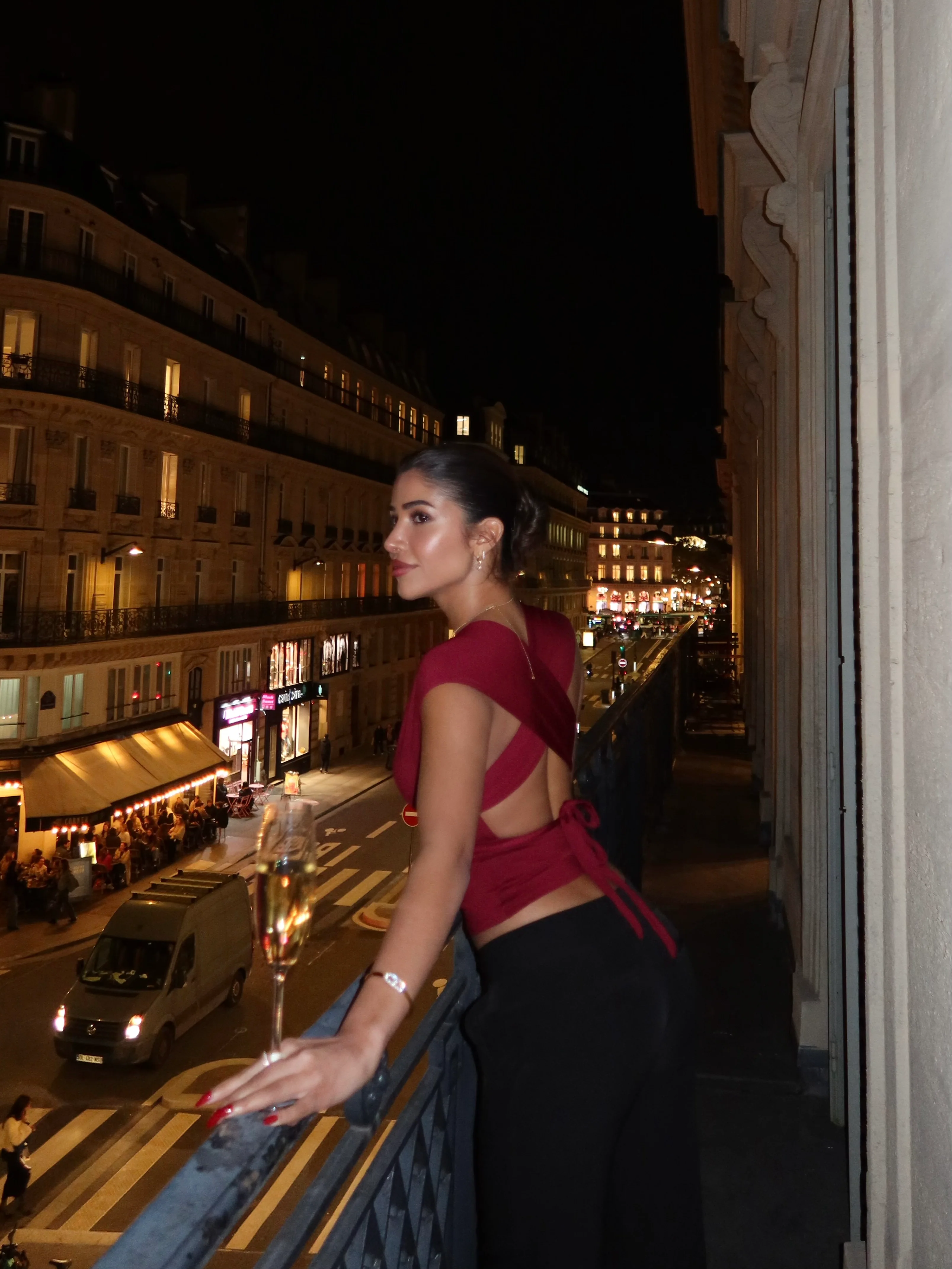 Mila Multi Top – Dark Red - Image 9