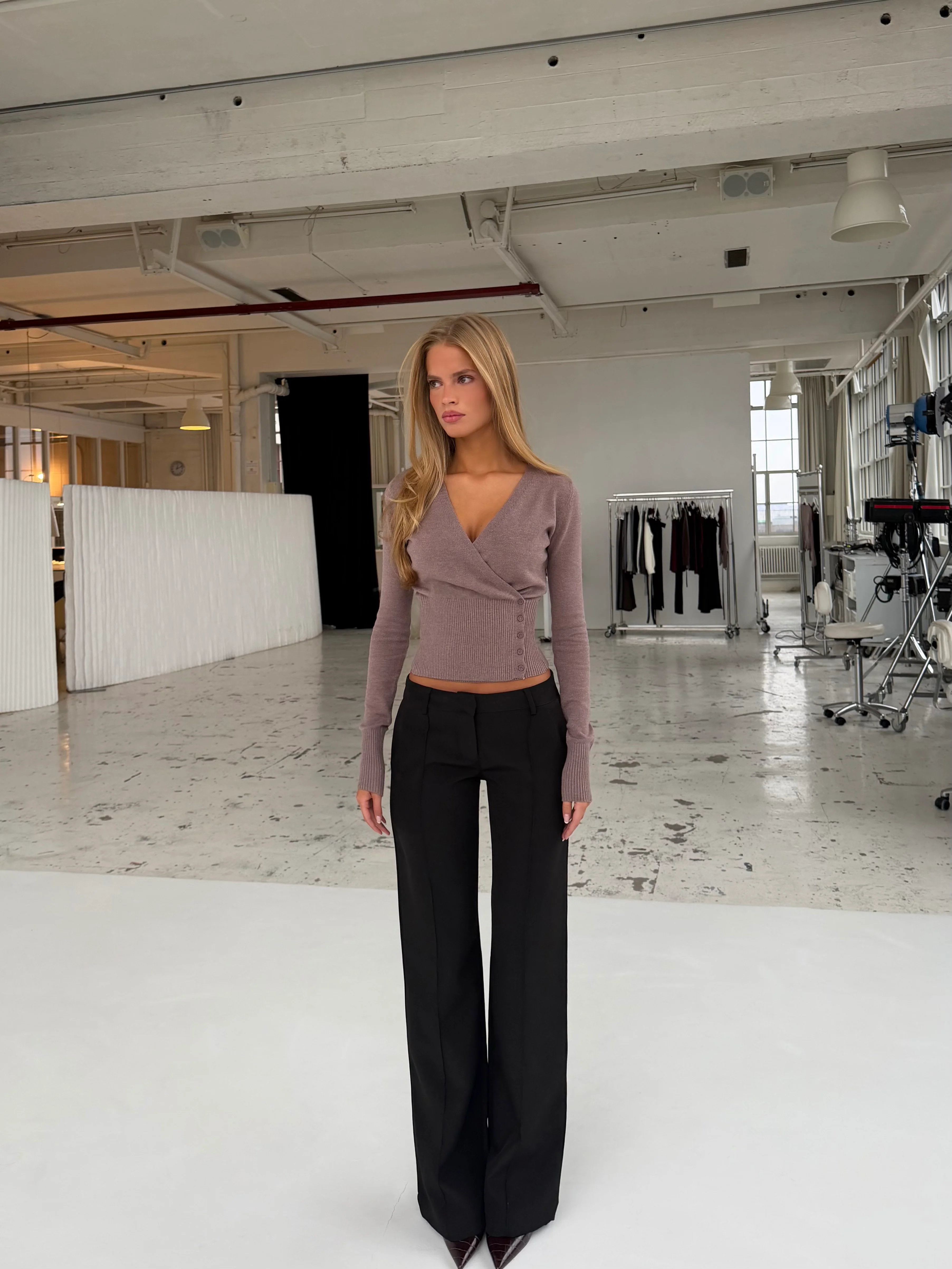 New Knit Cardigan - light brown  - Image 9