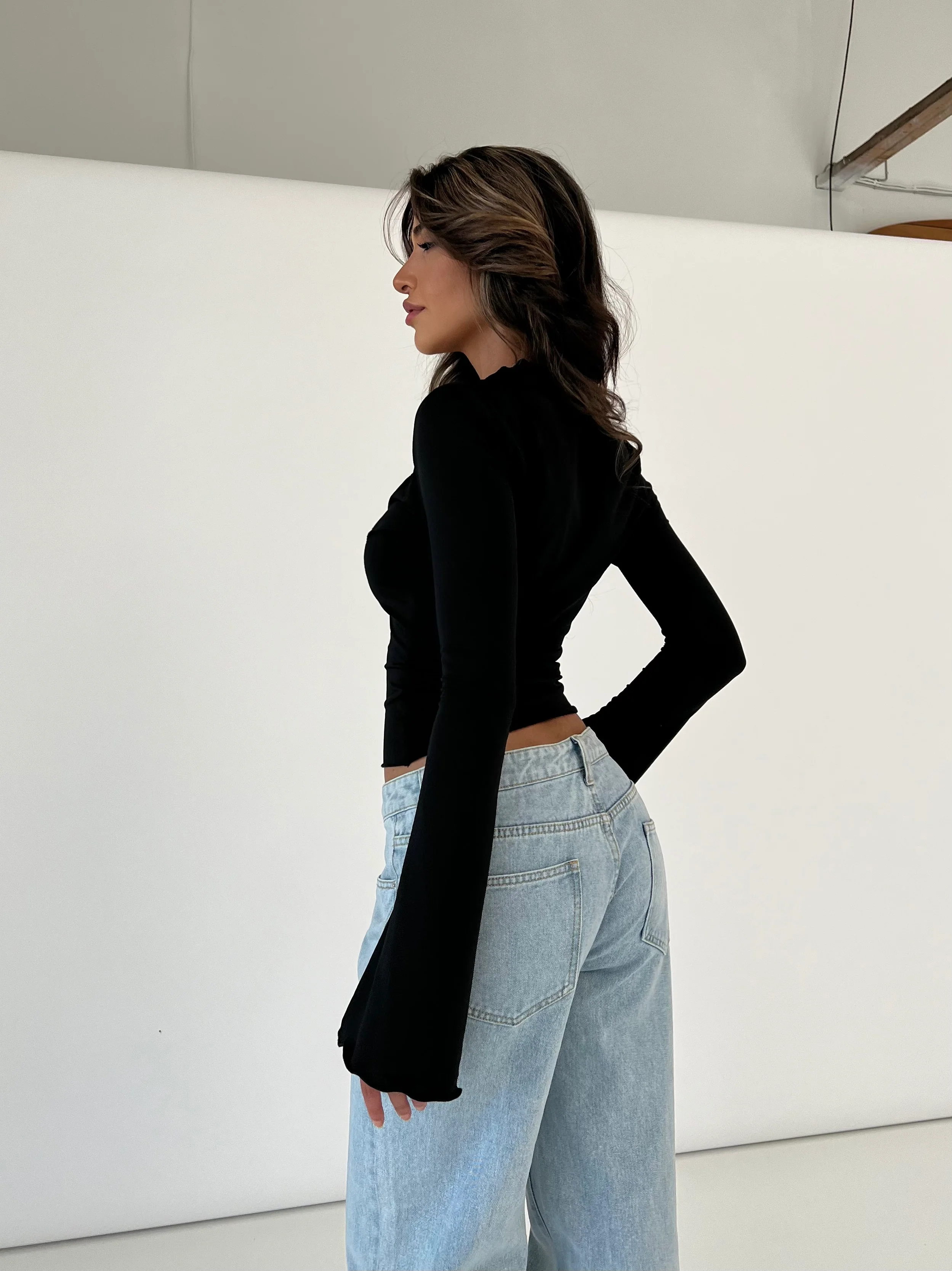 Pretty Luna basic top - black - Image 3